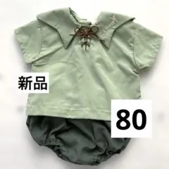 【新品、未使用、タグ付】バースデイ　ピーターパン　80　ディズニー　なりきり