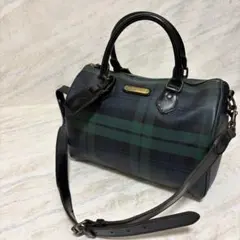 【超希少】ポロラルフローレン ブラックハンドル　2way ミニボストンバッグのサムネイル