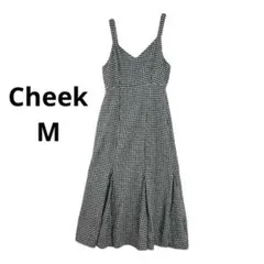 Cheek　千鳥柄　キャミワンピース　サイズＭのサムネイル