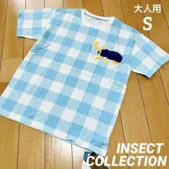 INSECT COLLECTION Tシャツ カブトムシ さがら刺繍ワッペン S
