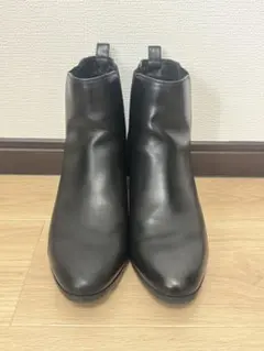 【GLOBAL WORK】レザーサイドゴアブーツ (Lサイズ)