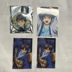銀魂 志村新八 まとめ売り 吉原大炎上 缶バッジ クリアシートコレクション