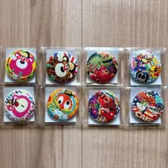 USJ 25周年記念キャラクター缶バッジ8個セット - メルカリ