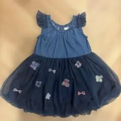 panpantutuパンパンチュチュ／バルーンワンピース チュール 花柄のサムネイル