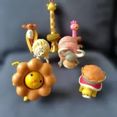 動物モチーフ ミニフィギュア 6体セット