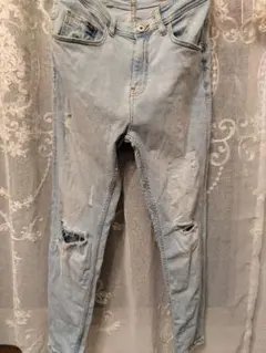 ZARA MENSストレッチ スキニー ジーンズ