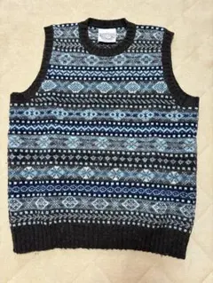 極美品】ジャミーソンズ フェアアイル ニットベスト M シェットランド