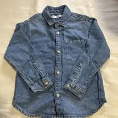 ZARA デニム長袖シャツ 110cm