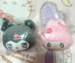 マスコットぬいぐるみ　エモきゅんデザイン　サンリオ　マイメロディ　クロミ　2種
