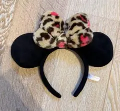 ミニー耳カチューシャ レオパード柄