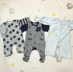 70センチ カバーオール ベビー セット ベビー服 裏起毛 男の子 男児 男