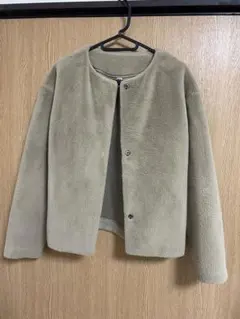 UNIQLO ユニクロ　アウター　　スムースヤーンフリースノーカラージャケット