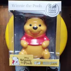 くまのプーさん　ソフビ　フィギュア　貯金箱【置配エコメルカリ便】