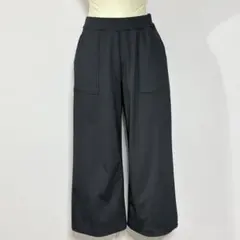 【美品】GEORGES RECH ネイビー系 ストレッチ ロングパンツ 【34】