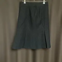 ラメ入り黒 総丈　59センチ ラメが入っているので スカート ひざ丈