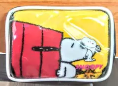 激レア品[タオル付ポーチ]PEANUTS　スヌーピー　ハンドタオル付クリアポーチ