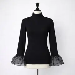 ドットチュール　ニット　レディース　Mサイズ　韓国服