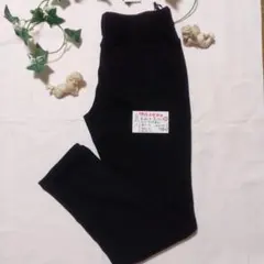 ✴新品未使用 ✴裏起毛！黒 カジュアルパンツ Lサイズ