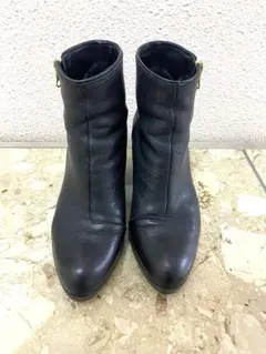 gaimo 本革 ショートブーツ 黒 22.5cm スペイン製のサムネイル