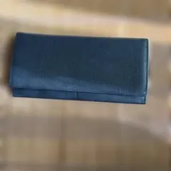 黒 長財布 フラットタイプ