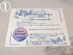 貝型・シェル型☆ウェルカムドロップス案内☆貝殻