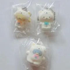 ♡ ポムポムプリン ポチャッコ サム ふわふわスノー シークレットマスコット ♡