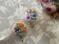 スティッチ マグネットフック 2個セット