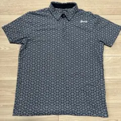 SRIXON ポロシャツ ゴルフ用】SRIXON スリクソン メッシュボーダープリントポロシャツ