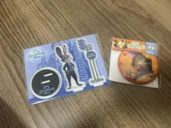 ズートピア1番くじ　 ジュディ・ホップス アクリルスタンド　ニック缶ミラー