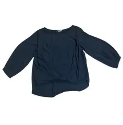 黒 長袖 ブラウス GLACIER