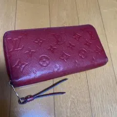 正規品保証 ルイヴィトン アンプラント 長財布 ラウンドファスナー財布 赤
