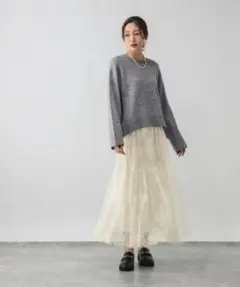 グローバルワーク　レーススカートのみ