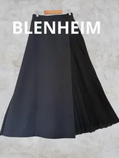 美品　BLENHEIMプリーツロングスカート 黒　Ｓ