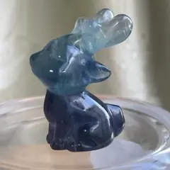フローライト トナカイの置物 てんねんさき
