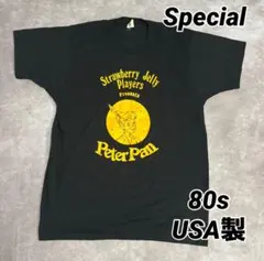80s SCREEN STARS ピーターパン プリント Tシャツ M USA製
