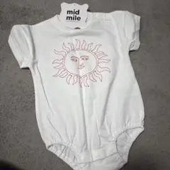 mid mile 太陽刺繍ロンパース　70-80