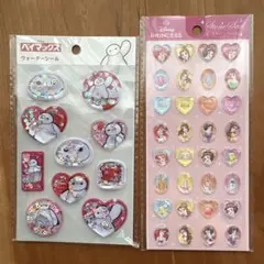 ベイマックス　ウォーターシー　ディズニー　プリンセス　ストーンシール