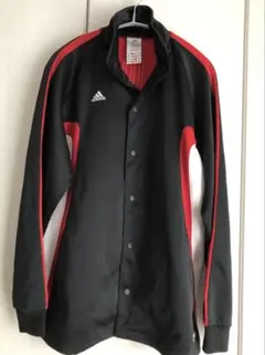 アディダス　adidas ジャージ上　スポーツウェア　トラックジャケット　黒　M