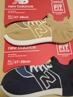 new balance ノーショウソックス XL 27-29cm