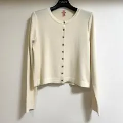 美品♡フォクシー パールボタン カーディガン カシミヤシルク クロップド 羽織 2026年最新】フォクシー カーディガン カシミヤの人気アイテム - メルカリ
