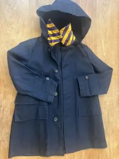 ラルフローレン　キッズ用ネイビー フード付きコート