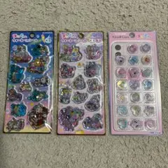 ほっぺちゃん ウォーターinシール ウォーターシール おはじきシール 3枚セット