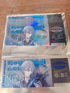 にじさんじ 小柳ロウ ディティカ ホログラムチケット風カード - メルカリ