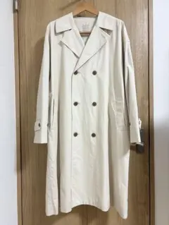 無印　撥水アイボリー トレンチコート 男女兼用L-XL
