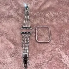 Apple Watchクリスタルバンド、ケース付40mm