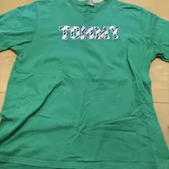 TOMMY グリーン Tシャツ XLのサムネイル