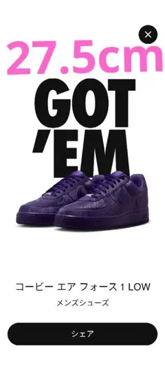 Kobe Bryant x Nike Air Force 1 Low