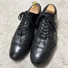 大塚製靴 レザースニーカー ブラック 26.0cm