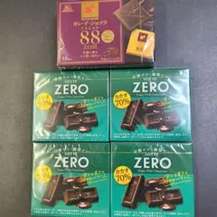 カレ・ド・ショコラ カカオ88% ✖1 ＆ ZERO カカオ70% ✖4のサムネイル