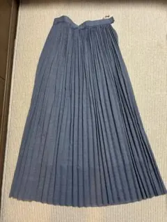 SACRA プリーツスカート ロングスカート グレー